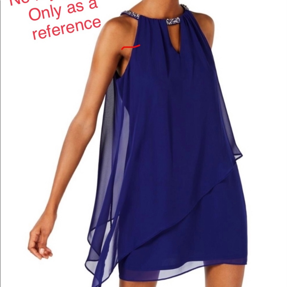 Jessica Howard Chiffon cocktail dress